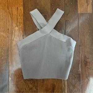 Aritzia Sculpt Knit Criss-Cross Tank